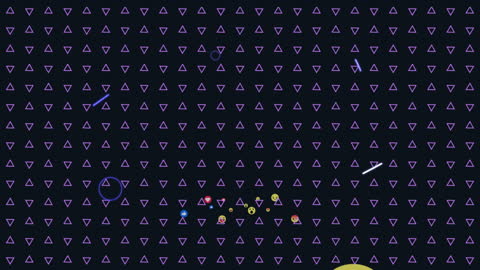 Abstract Geometrical Design with Media Icons