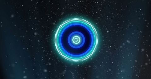 futuristic digital interface with scanning circle - Download Free Stock Images Pikwizard.com