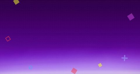vibrant digital geometric shapes on purple gradient background - Download Free Stock Images Pikwizard.com