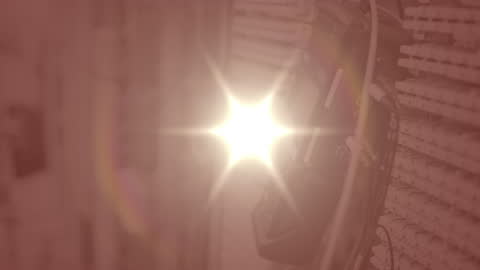 Abstract Network Connections Radiating Light Symbolism