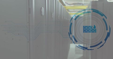 Futuristic Data Processing with Technological Interface Overlay - Download Free Stock Images Pikwizard.com