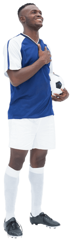 Confident African Football Player Smiling on Transparent Background - Download Free Stock Videos Pikwizard.com