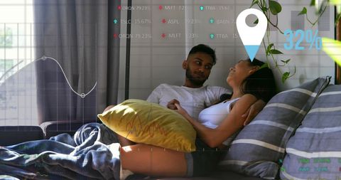 Innovative Technology and Personal Connection Concept