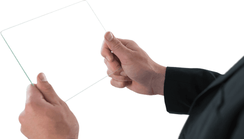 Transparent Interface in Businessman's Hands for Futuristic Concept - Download Free Stock Videos Pikwizard.com