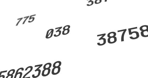 Abstract Floating Numbers in Minimalist Design with Copy Space - Download Free Stock Images Pikwizard.com