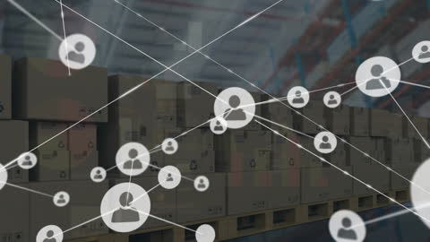 Digital Network Connections and Warehouse Logistics