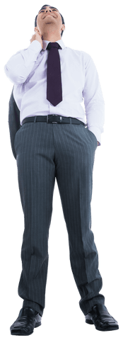 Smiling Biracial Businessman Professional Transparent Background