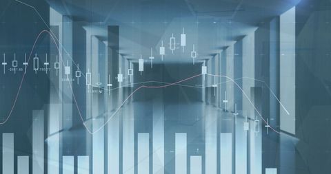 Futuristic Financial Analysis with Digital Charts and Graphs - Download Free Stock Images Pikwizard.com
