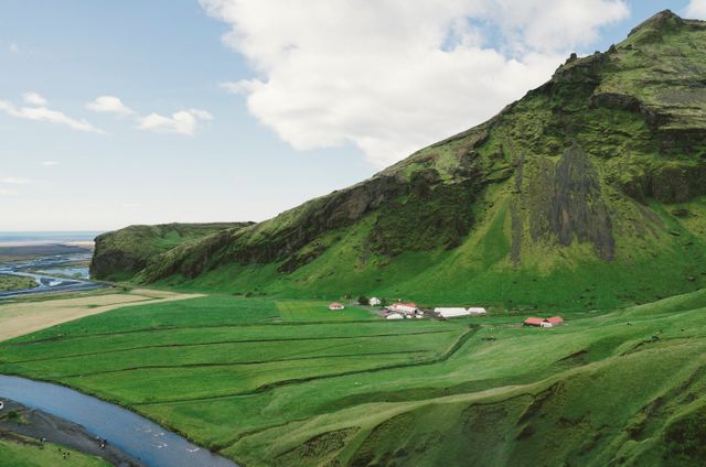 Iceland green grass  - Download Free Stock Photos Pikwizard.com