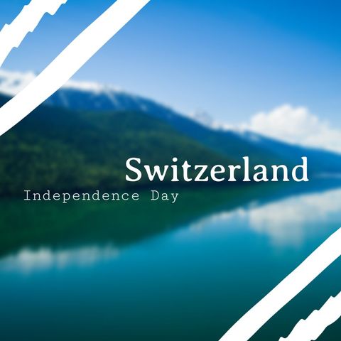 Switzerland independence day celebration scenic view