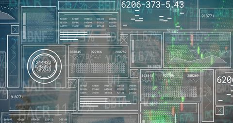 Digital Finance Dashboard with Stock Market Analytics - Download Free Stock Images Pikwizard.com