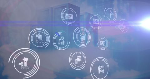 Futuristic Digital Finance and Connectivity Visualization - Download Free Stock Images Pikwizard.com