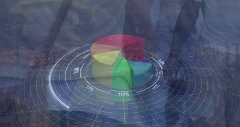 Dynamic Business Data Visualization Overlapping Pedestrians