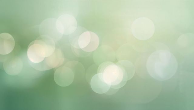 Mint Green Bokeh with Soft Glowing Orbs and Dreamy Light Circles for Versatile Backgrounds