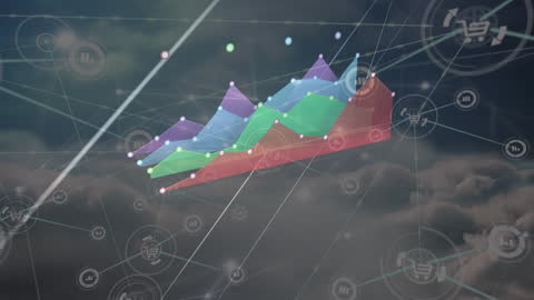 Digital Network Visualization with 3D Graph
