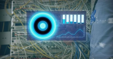 Digital Data Processing Display in Networking Environment - Download Free Stock Images Pikwizard.com
