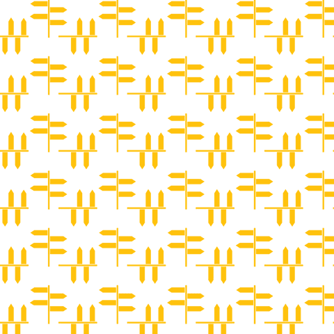 Yellow Arrow Pattern on Transparent Background Vector Design - Download Free Stock Videos Pikwizard.com