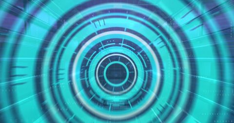 futuristic digital radial interface with abstract elements - Download Free Stock Images Pikwizard.com