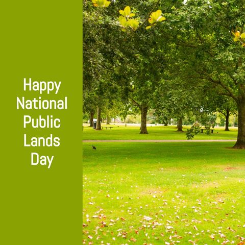 national public lands day celebration amidst lush park - Download Free Stock Templates Pikwizard.com