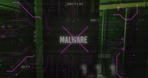 Malware Warning in Data Center Environment - Download Free Stock Images Pikwizard.com