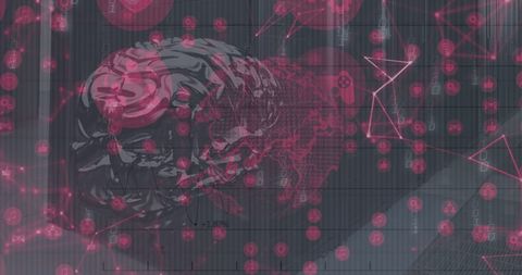 Digital Brain Processing Data Over World Map and Servers - Download Free Stock Images Pikwizard.com