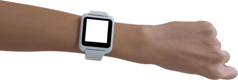 Transparent Smartwatch on Wrist with Neutral Background - Download Free Stock Videos Pikwizard.com