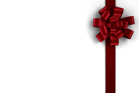 Transparent Red Christmas Bow with Ribbon for Festive Designs - Download Free Stock Videos Pikwizard.com