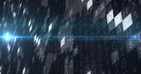 Abstract Financial Data Visualization Dark Background - Download Free Stock Images Pikwizard.com