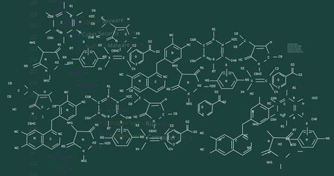 Complex Molecular Structure on Digital Interface Background - Download Free Stock Images Pikwizard.com