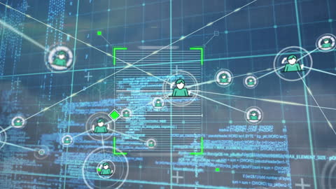 Connection Network Animation with Digital Interfaces and Data Processing