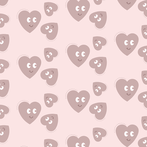 Seamless Pattern of Smiling Hearts on Transparent Background - Download Free Stock Videos Pikwizard.com