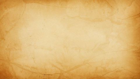 Aged parchment background with warm tan stains, creases and vintage grain texture