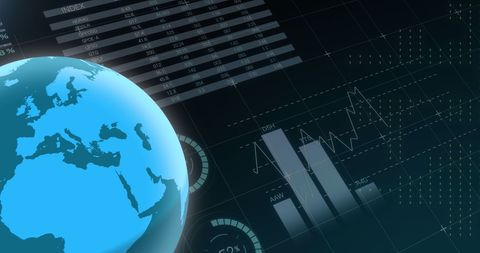 Global Finance Visualization with Stock Market Data - Download Free Stock Images Pikwizard.com