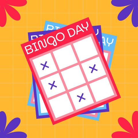 Colorful Bingo Cards Celebrating National Bingo Day