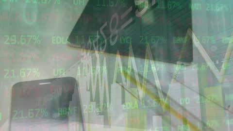 Digital Devices Analyzing Stock Market Trends