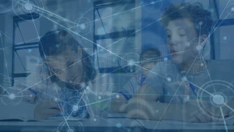 Digital Connections with VR Technology and Networking Visualization