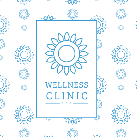Blue Wellness Clinic Logo on Transparent Background - Download Free Stock Videos Pikwizard.com