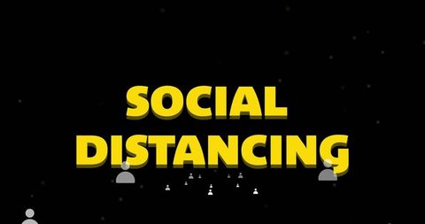 Social Distancing Concept with Minimalist Design and Space Awareness