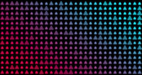 Vibrant Triangular Digital Pattern in Blue and Red - Download Free Stock Images Pikwizard.com