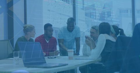 Collaboration Among Diverse Team with Digital Financial Data Overlay