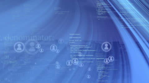 Digital Code and Cityscape Integration Vision