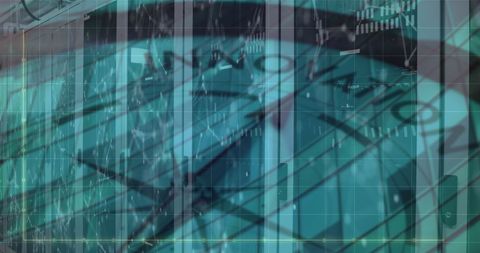 Futuristic innovation digital technology elements