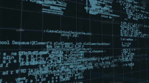 Digital Code Animation Display on Virtual Grid