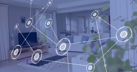 Smart home digital interface with global network