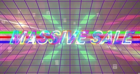 futuristic vivid sale announcement - Download Free Stock Images Pikwizard.com
