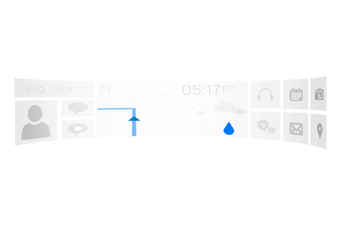 futuristic digital interface navigation on transparent background - Download Free Stock Videos Pikwizard.com