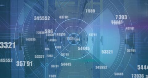 Futuristic Data Visualization With Interfaces and Binary Codes - Download Free Stock Images Pikwizard.com