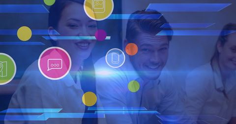 Digital Collaboration in Business Innovations Portrait - Download Free Stock Images Pikwizard.com