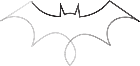 Minimalist Bat Silhouette Illustration on Transparent Background - Download Free Stock Videos Pikwizard.com
