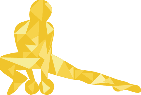 modern abstract human form in geometric 3d polygon - Download Free Stock Videos Pikwizard.com